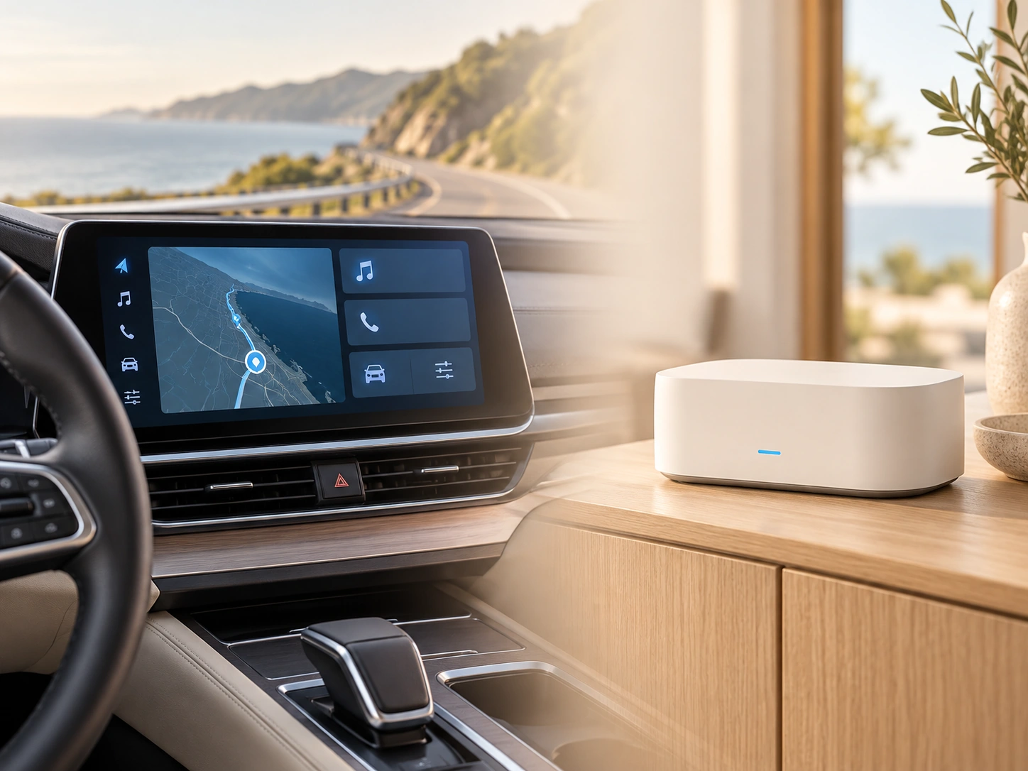 In-vehicle infotainment and router