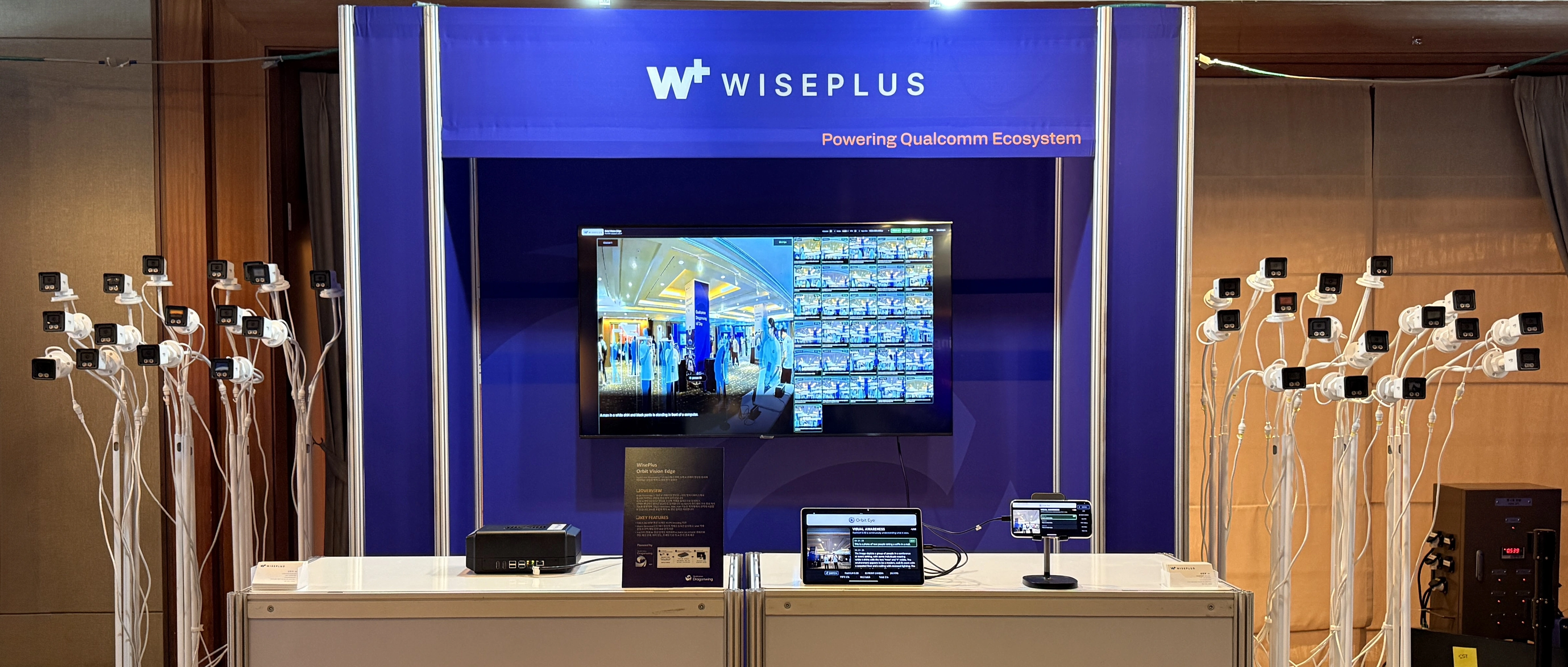 Actual exhibition demo with cameras and an edge box